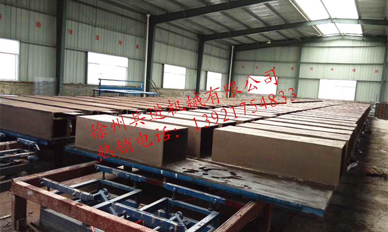 4-5分鐘快速成型新款煙道機，普通水泥煙道機生產(chǎn)線 煙道設(shè)備